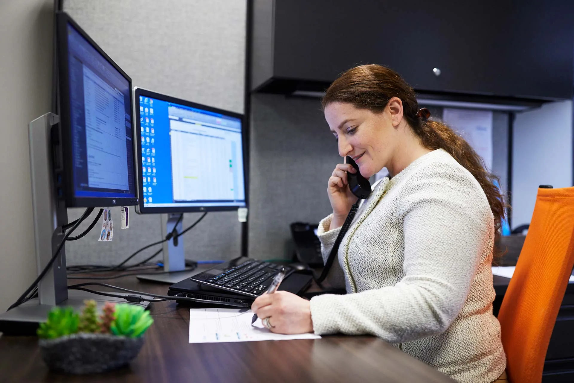 Cooper Smith team members working at desks