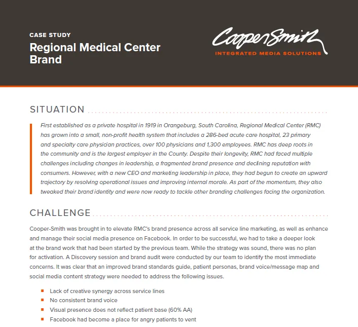 Regional Medical Center Branding