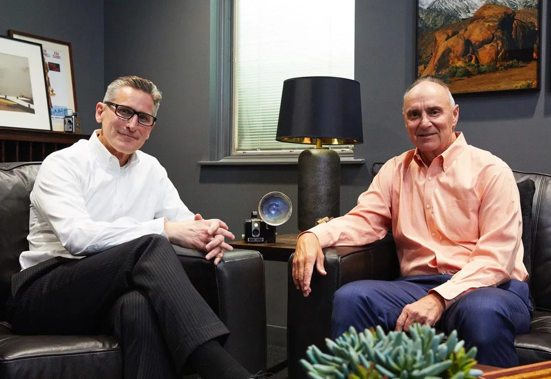 Jim Cooper with Brad Rieger